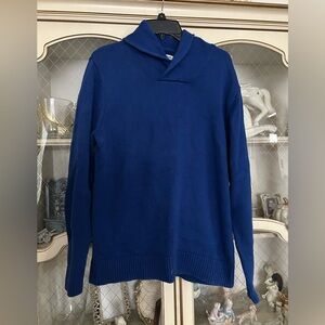 NWOT Good threads Men's Blue Sweater SZ L. C:49